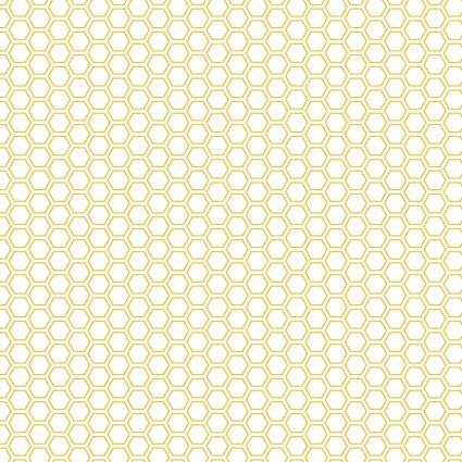 Vintage Flora Honeycomb Yellow