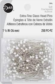 Extra Fine Glass Head Pins