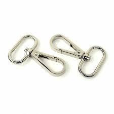 Swivel Hook Oval 1" Nickel