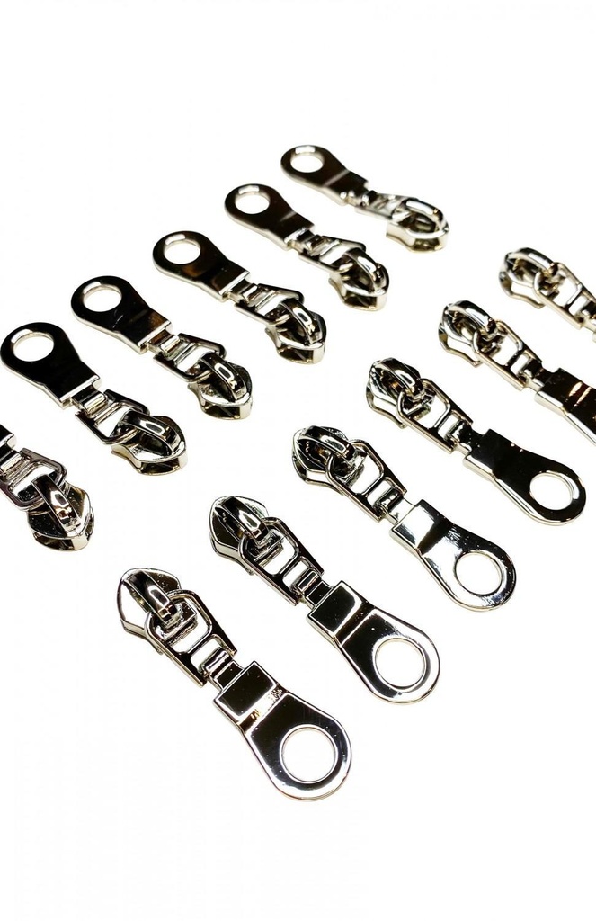 Nickel Zipper Pulls