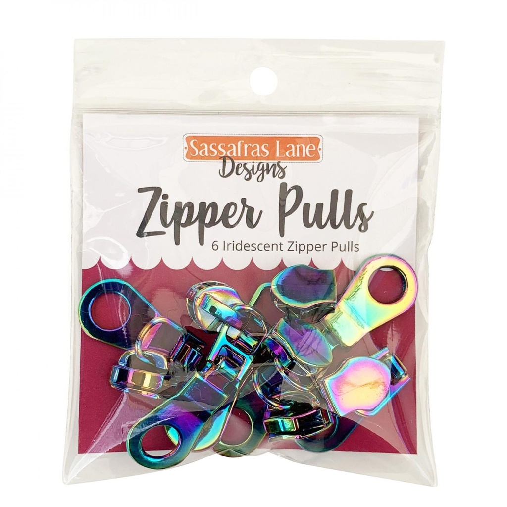 Rainbow Iridescent Zipper Pull