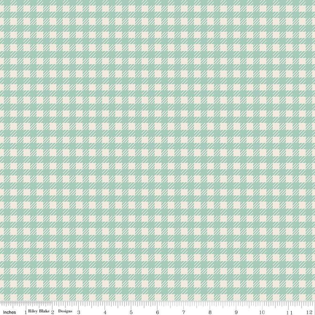 In The Afterglow Gingham Mint