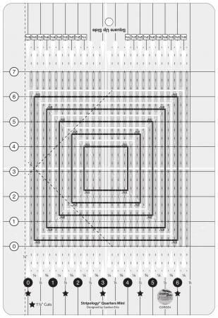 Stripology Quarters Mini CGR Ruler