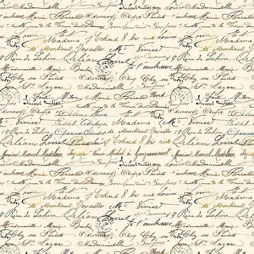 Vintage Rose Handwriting Text