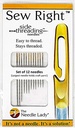 Sew Right Side Threading Needles 12pk