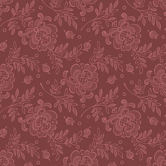 French Mill Red Lace Rose