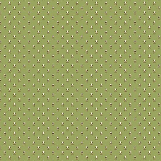 French Mill Green Foulard