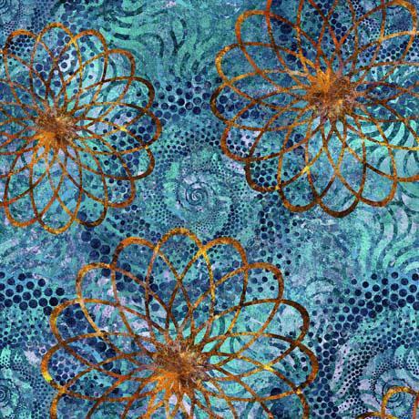 Twilight Swirl Floral