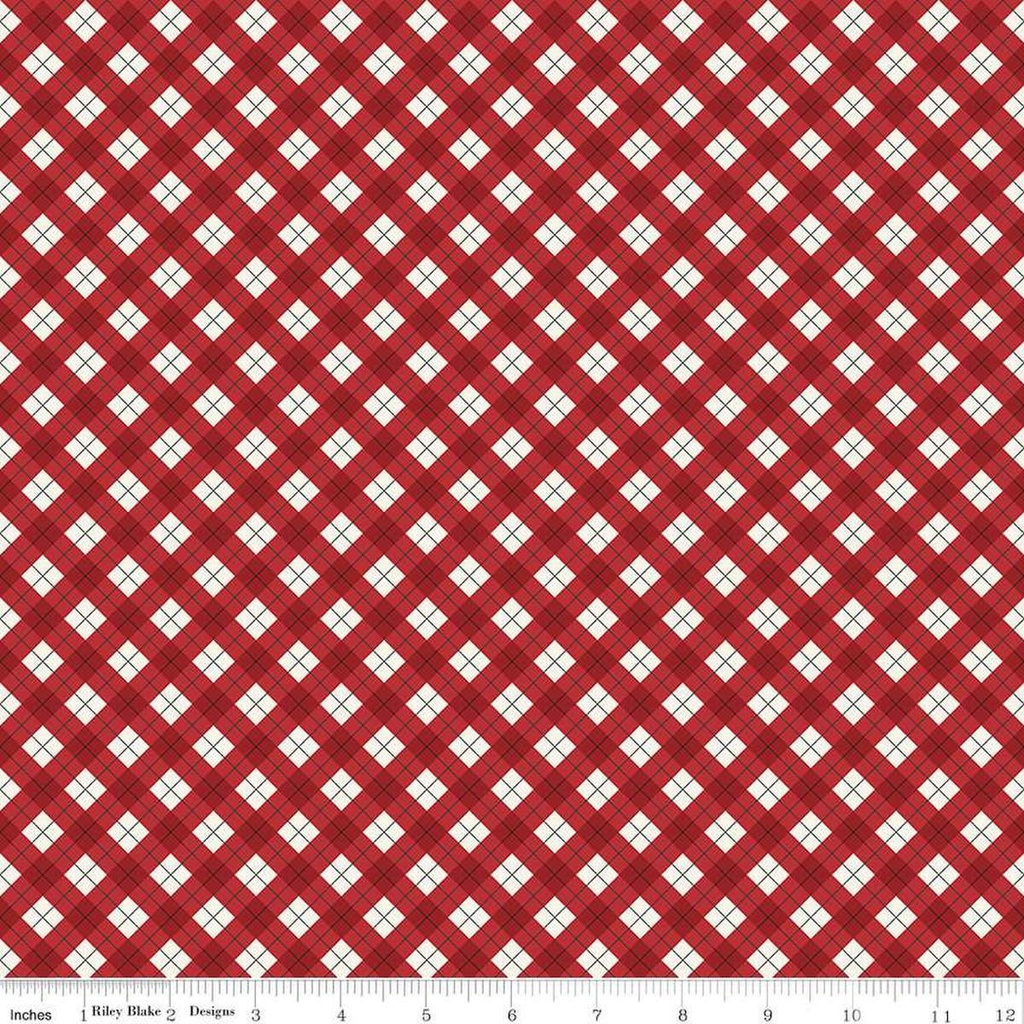 Woodsman Bias Plaid Red