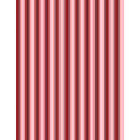 Essentials Pinstripes Red/White*
