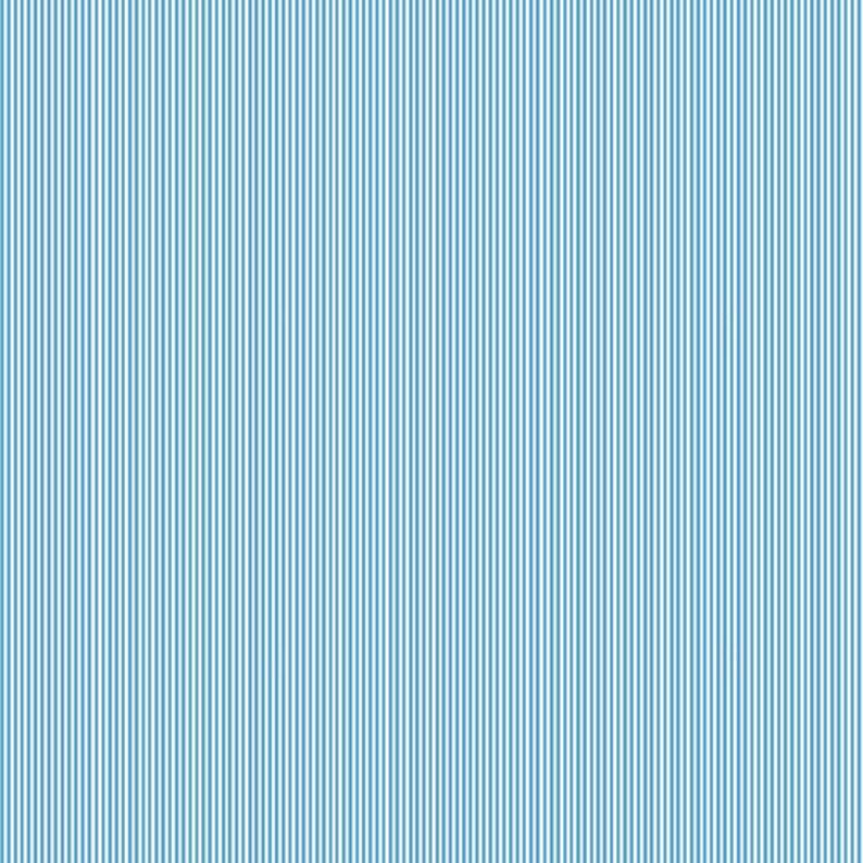 Essentials Pinstripes Baby Blue/White*