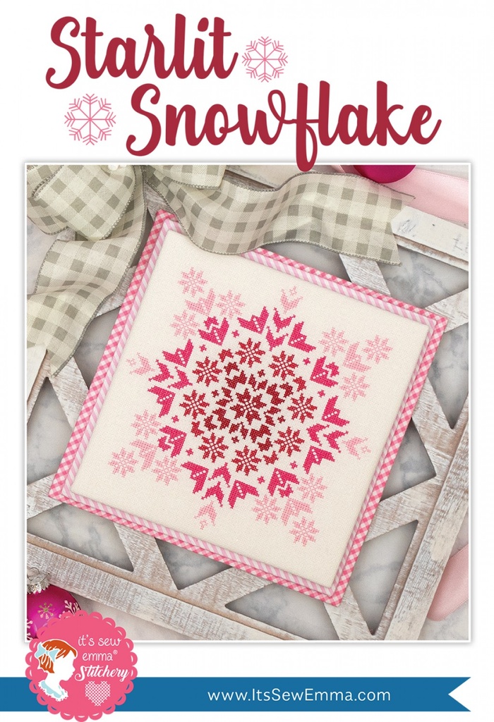 Starlit Snowflake Cross Stitch