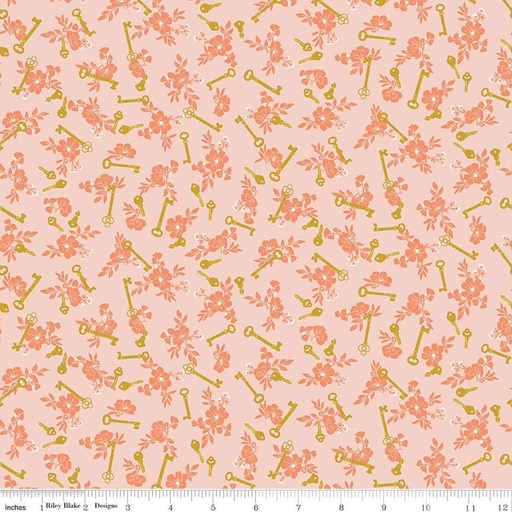 [C14004-BLUSH] Blossom Lane Keys Blush