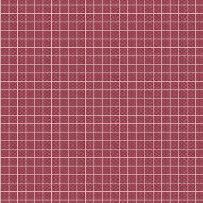 [TIL160086-V15] Tilda Creating Memories Plaid Burgandy