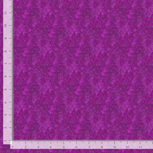 [TEXTURE-CD2589 Magenta] Flourish Scale Texture Magenta