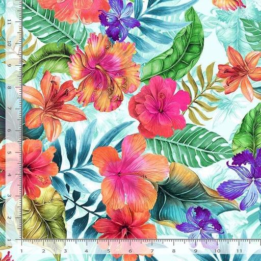 [FLEUR-CD7222-MULTI] Paradise Hibiscus