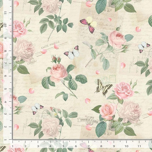 [ROSE-CD2564] Jardin Roses & Butterfly