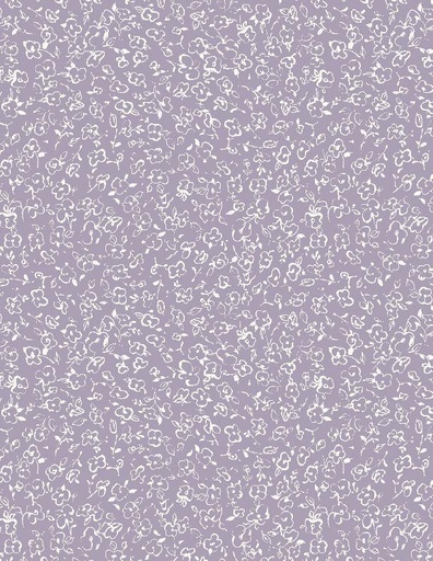 [3041 17820 611] Au Naturel Floral Doodle Purp