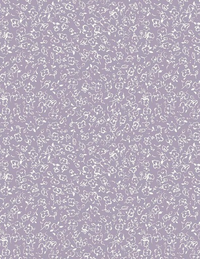 [3041 17820 611] Au Naturel Floral Doodle Purp