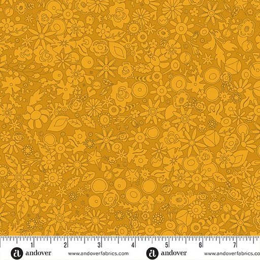 [A-790-Y] Sun Print Golden Woodland