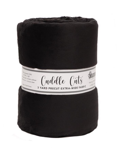 [Q18499] 3 Yard Cuddle Black 88x108"