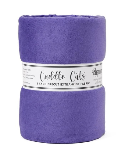 [Q18500] 3 Yard Cuddle Amethyst 88x108"