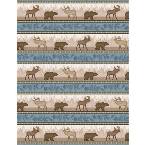 [1828-82658-427] Wildlife Trail Stripe Multi