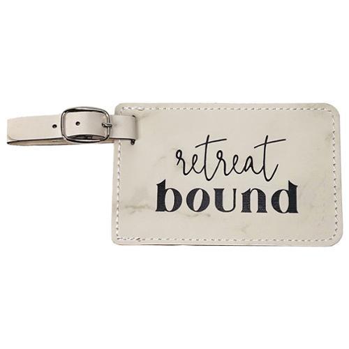 [L866 MARBLE RTRB] Luggage Tag Retreat Bound