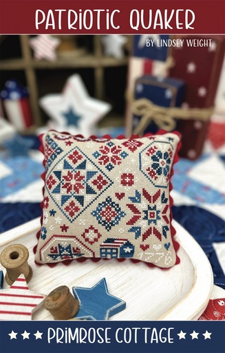 [PCS-126] Patriotic Quaker Cross Stitch