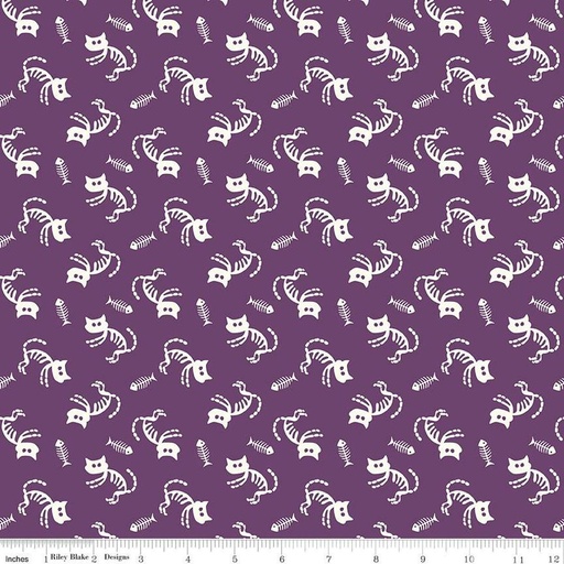 [C14501-PURPLE] Beggar's Night Cats Purple