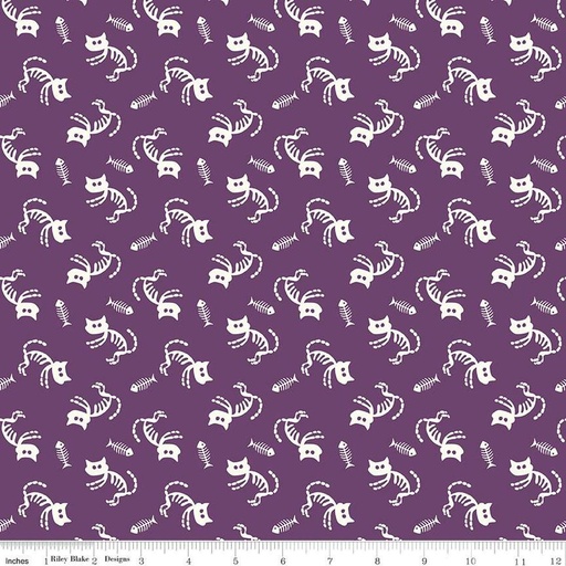 [C14501-PURPLE] Beggar's Night Cats Purple