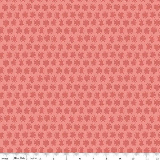 [C14536-CORAL] Countryside Dot Coral