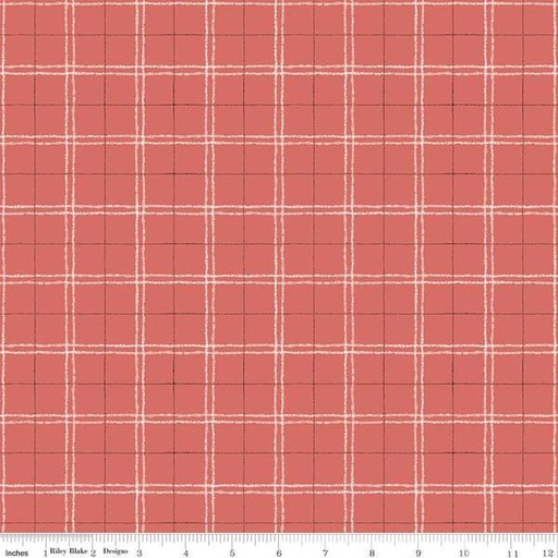 [C14535-RED] Countryside Plaid Red