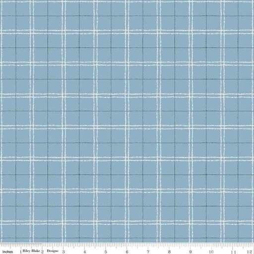 [C14535-BLUE] Countryside Plaid Blue