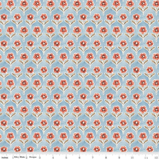[C14534-BLUE] Countrysie Blossom Blue