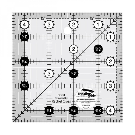 [CGR4] 4.5" Square CGR Ruler