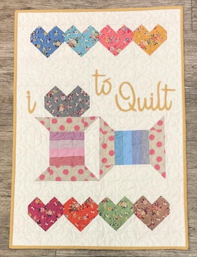 [K19171] I Love to Quilt