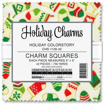 [CHS-1128-42] Holiday Charms 5" Square