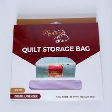 [A1AQSBLAV] Quilt Storage Bag Lavender