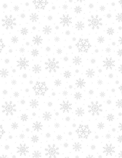 [1817 39169 100] Snowflakes White on White