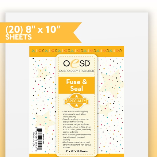 [HBHSC-10S] Fuse and Seal Sheets Cut Away 8"x10"