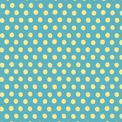 [GP70.TEALX] Kaffe Spots - Teal*
