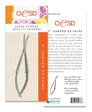 [OESD738P] Curved EZ Snip Serrated 5"