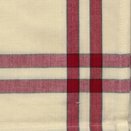 [K360-CRN] Tea Towel Stripe Crnbry