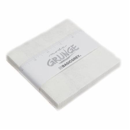 [30150PP 101] Grunge 5" Charm Pack White