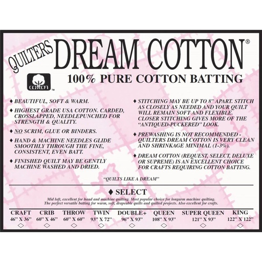 [W4Q] Dream Select QUEEN 108"x93"