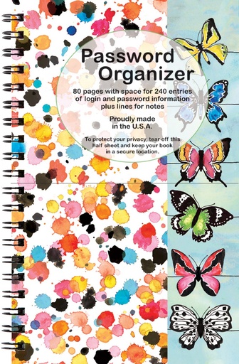 [PWB06] Password Book Butterfly