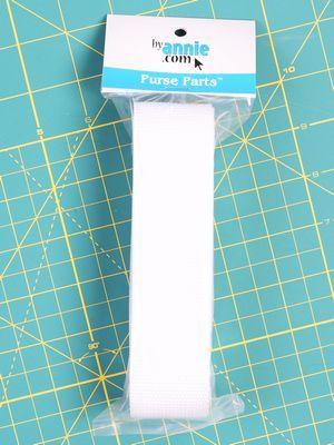 [SUP16415W3YD] Strapping 1.5" WHT 3yd