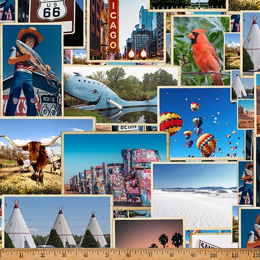 [W5416-351] On the Road Again Postcards