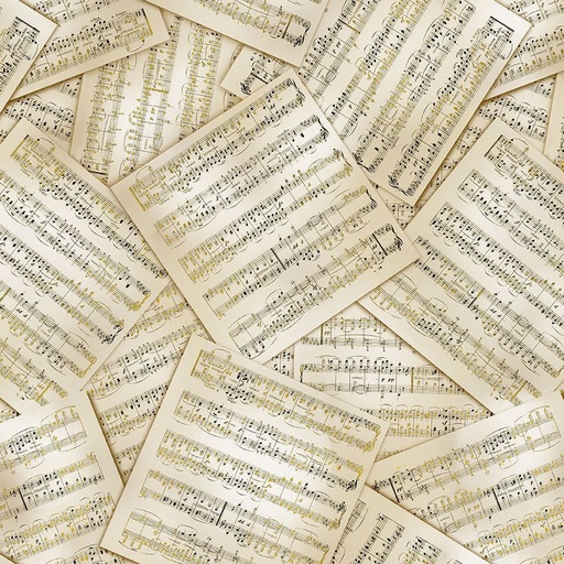 [MUSIC-CM3239 ANTIQUE] Music Sheets